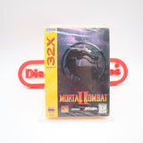 MORTAL KOMBAT II 2 / MK2 - NEW & Factory Sealed With Authentic Tube Seal! (Sega Genesis 32X)