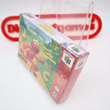 SESAME STREET: ELMO'S LETTER ADVENTURE - NEW & Factory Sealed with Authentic V-Seam! (N64 Nintendo 64)