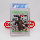 NBA 2K19 - GIANNIS COVER - CGC GRADED 9.2 A! NEW & Factory Sealed! (XBox One)