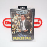PAT RILEY BASKETBALL - NEW & Factory Sealed with Authentic Tube Seal! (Sega Genesis)