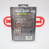 PAT RILEY BASKETBALL - NEW & Factory Sealed with Authentic Tube Seal! (Sega Genesis)
