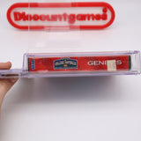 COLLEGE FOOTBALL'S NATIONAL CHAMPIONSHIP - CLAMSHELL CASE! CGC PEDIGREE GRADED 9.8 A! NEW & Factory Sealed! (Sega Genesis)