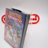 GUNSTAR HEROES / GUN STAR HEROES - NEW & Factory Sealed with Authentic V-Overlap Seam! (Sega Genesis)