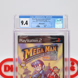 MEGA MAN: ANNIVERSARY COLLECTION - CGC GRADED 9.4 A+! NEW & Factory Sealed! (PS2 PlayStation 2)