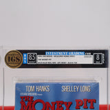 THE MONEY PIT - IGS GRADED 8.5 BOX & 8 SEAL! NEW & Factory Sealed with Authentic V-Overlap Seam! (VHS)