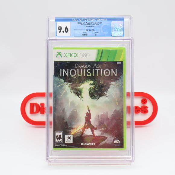DRAGON AGE: INQUISITION - CGC GRADED 9.6 A+! NEW & Factory Sealed! (XBox 360)