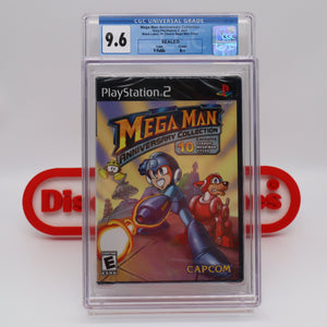 MEGA MAN: ANNIVERSARY COLLECTION - CGC GRADED 9.6 A++! NEW & Factory Sealed! (PS2 PlayStation 2)