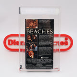 BEACHES (BETTE MIDLER) - IGS GRADED 8 BOX & 8 SEAL! NEW & Factory Sealed with Authentic H-Overlap Seam! (VHS)