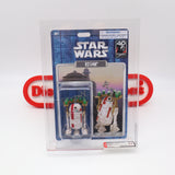 STAR WARS / DISNEY DROID FACTORY: R2-S4M - JABBA'S DRINK DISPENSER DROID! AFA GRADED 8.5 NEW Authentic & Factory Sealed! (MOC Star Wars Figure)