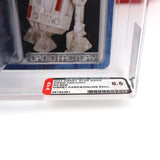 STAR WARS / DISNEY DROID FACTORY: R2-S4M - JABBA'S DRINK DISPENSER DROID! AFA GRADED 8.5 NEW Authentic & Factory Sealed! (MOC Star Wars Figure)