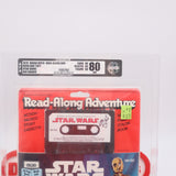 STAR WARS: READ-ALONG ADVENTURE (RED HEADER) - 1979 STORY BOOK & CASSETTE TAPE - AFA GRADED 80 NM - NEW Authentic & Factory Sealed!