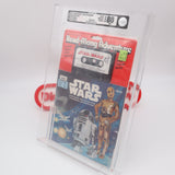 STAR WARS: READ-ALONG ADVENTURE (RED HEADER) - 1979 STORY BOOK & CASSETTE TAPE - AFA GRADED 80 NM - NEW Authentic & Factory Sealed!