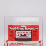 STAR WARS: READ-ALONG ADVENTURE (RED HEADER) - 1979 STORY BOOK & CASSETTE TAPE - AFA GRADED 80 NM - NEW Authentic & Factory Sealed!