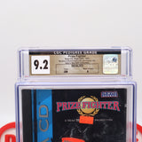 PRIZE FIGHTER BOXING - CGC GRADED 9.2 A! NEW & Factory Sealed! (Sega CD)