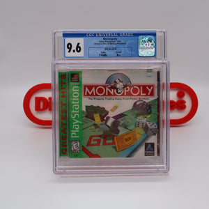 MONOPOLY - CGC GRADED 9.6 A++! NEW & Factory Sealed! (PS1 PlayStation 1)