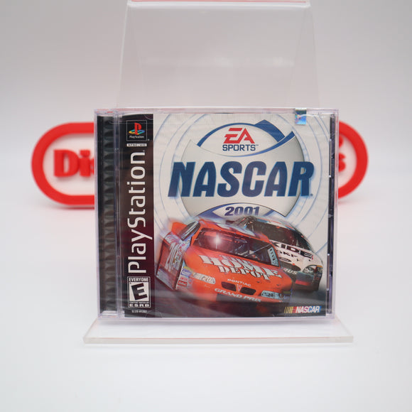 NASCAR 2001 RACING - NEW & Factory Sealed with Authentic Seal! (PS1 PlayStation 1)