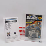 COBRA ACTION PACK: POM-POM GUN ACCESSORY - CAS GRADED 75+ 8 BACK - NEW Authentic & Factory Sealed! (MOC Vintage G.I. Joe Figure)