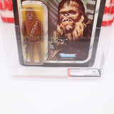 CHEWBACCA - AFA GRADED 80 Y-NM 65 BACK - NEW Authentic & Factory Sealed! (MOC Vintage Star Wars Figure)