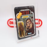 CHEWBACCA - AFA GRADED 80 Y-NM 65 BACK - NEW Authentic & Factory Sealed! (MOC Vintage Star Wars Figure)