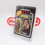 CHEWBACCA - AFA GRADED 80 Y-NM 65 BACK - NEW Authentic & Factory Sealed! (MOC Vintage Star Wars Figure)
