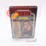 CHEWBACCA - AFA GRADED 80 Y-NM 65 BACK - NEW Authentic & Factory Sealed! (MOC Vintage Star Wars Figure)