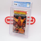 WWF CHAMPION HULK HOGAN'S GREATEST MATCHES - CGC GRADED 9.6 A++! NEW & Factory Sealed with Authentic V-Overlap Seam! (VHS)