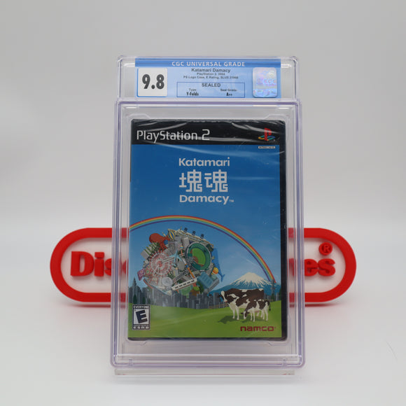 KATAMARI DAMACY - CGC GRADED 9.8 A++! NEW & Factory Sealed! (PS2 PlayStation 2)