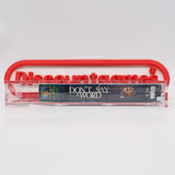 DON'T SAY A WORD - IGS GRADED 8.5 BOX & 8 SEAL! NEW & Factory Sealed with Authentic H-Overlap Seam! (VHS)