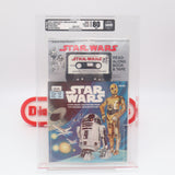 STAR WARS: READ-ALONG ADVENTURE (SILVER HEADER) - 1979 STORY BOOK & CASSETTE TAPE - AFA GRADED 80 NM - NEW Authentic & Factory Sealed!