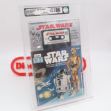 STAR WARS: READ-ALONG ADVENTURE (SILVER HEADER) - 1979 STORY BOOK & CASSETTE TAPE - AFA GRADED 80 NM - NEW Authentic & Factory Sealed!