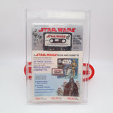 STAR WARS: READ-ALONG ADVENTURE (SILVER HEADER) - 1979 STORY BOOK & CASSETTE TAPE - AFA GRADED 80 NM - NEW Authentic & Factory Sealed!