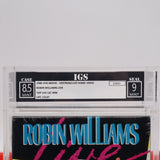 ROBIN WILLIAMS: LIVE - IGS GRADED 8.5 BOX & 9 SEAL! NEW & Factory Sealed with Authentic H-Overlap Seam! (VHS)