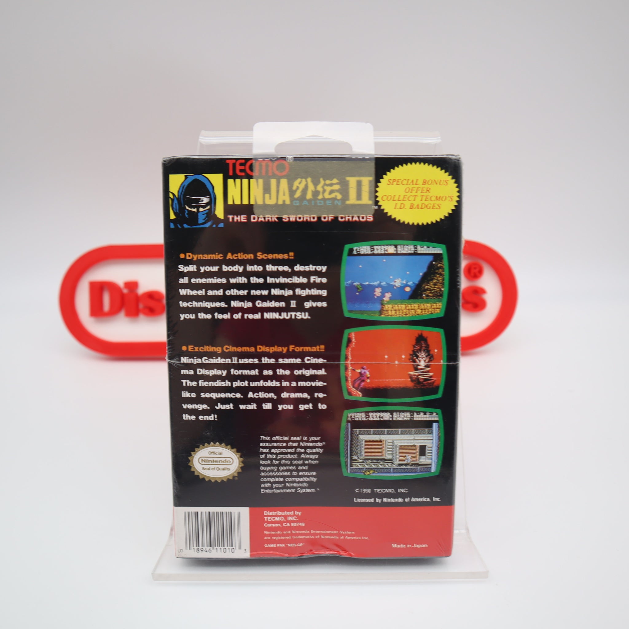 NINJA GAIDEN II 2: THE DARK SWORD OF CHAOS - NEW & Factory Sealed