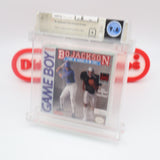 BO JACKSON BASEBALL/FOOTBALL TWO GAMES IN ONE - WATA GRADED 9.6 A! NEW & Factory Sealed with Authentic H-Seam! (Game Boy Original)