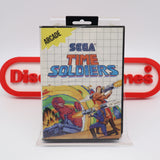TIME SOLDIERS - NEW & Factory Sealed with Authentic Tube Seal! (SMS / Sega Master System)