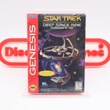 STAR TREK: DEEP SPACE NINE 9 - NEW & Factory Sealed with Authentic V-Overlap Seam! (Sega Genesis)