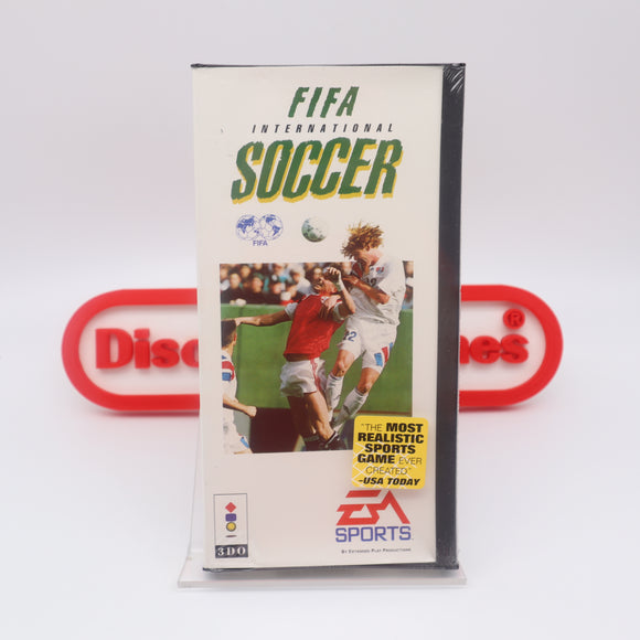 FIFA INTERNATIONAL SOCCER - NEW & Factory Sealed with Authentic 3-Sided Seam! (3D0)