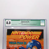 NINTENDO POWER ISSUE #20 - MEGA MAN III / MEGAMAN 3 - CGC GRADED 8.0