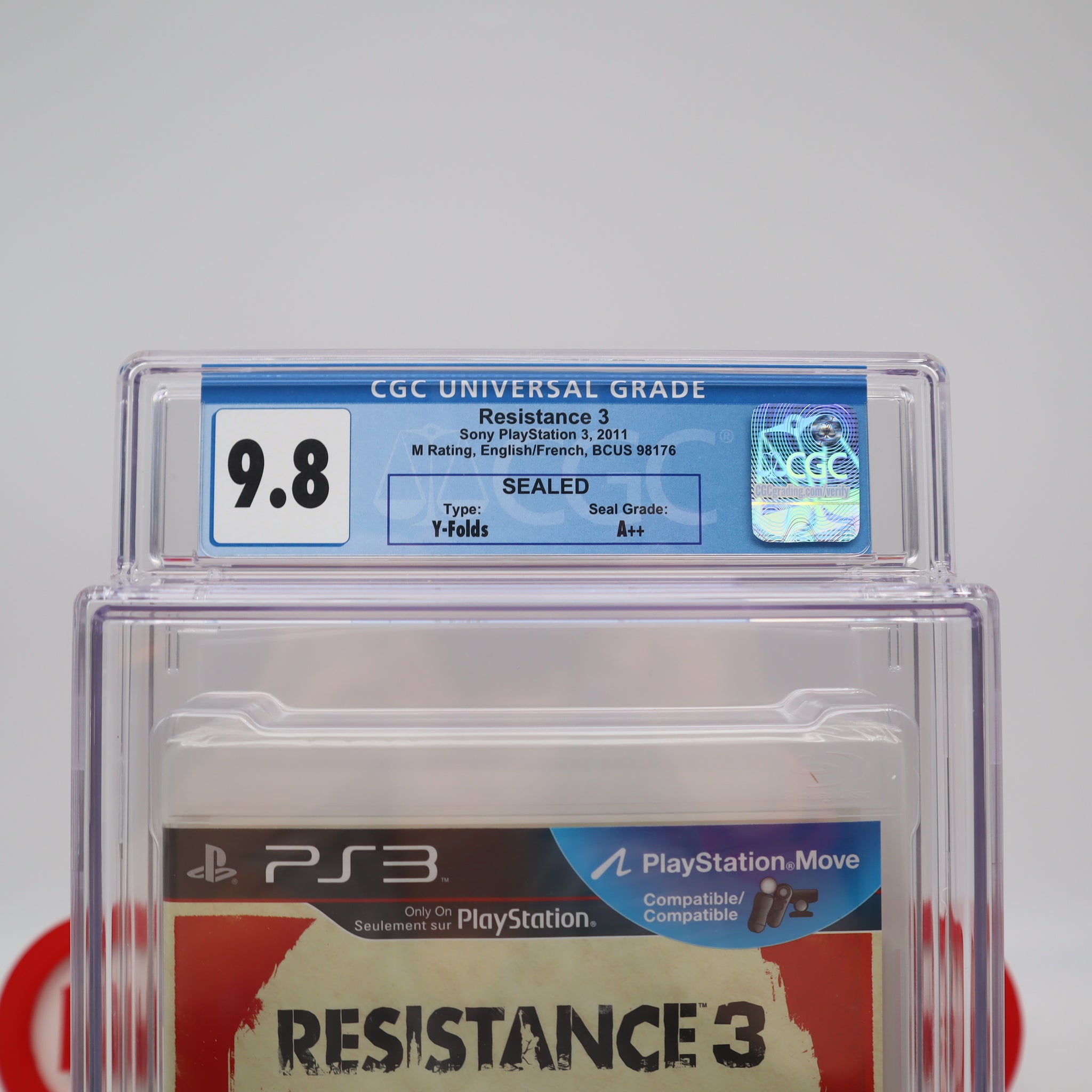 RESISTANCE 3 - CGC GRADED 9.8 A++! NEW & Factory Sealed! (PS3
