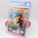 NINTENDO POWER ISSUE #39 - MARIO PAINT COVER - CGC GRADED 7.5