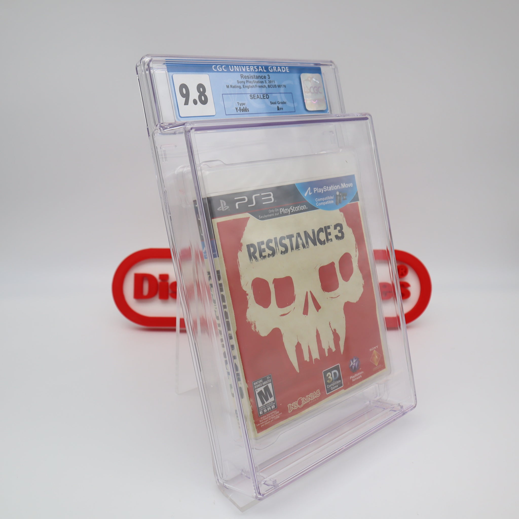 RESISTANCE 3 - CGC GRADED 9.8 A++! NEW & Factory Sealed! (PS3