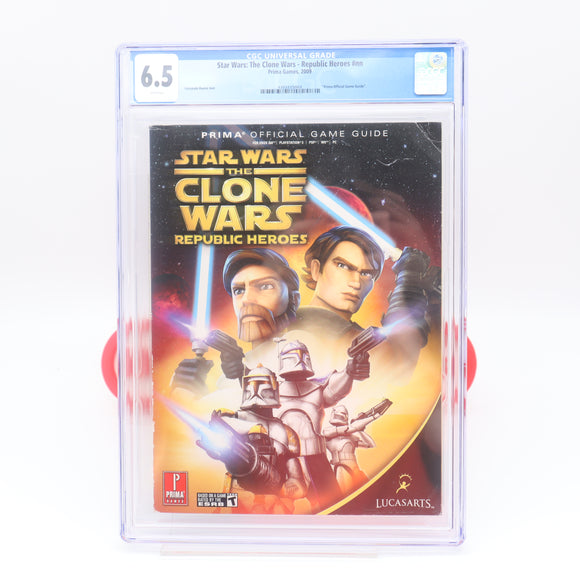 STAR WARS: THE CLONE WARS REPUBLIC HEROES PRIMA OFFICIAL STRATEGY GUIDE - CGC GRADED 6.5