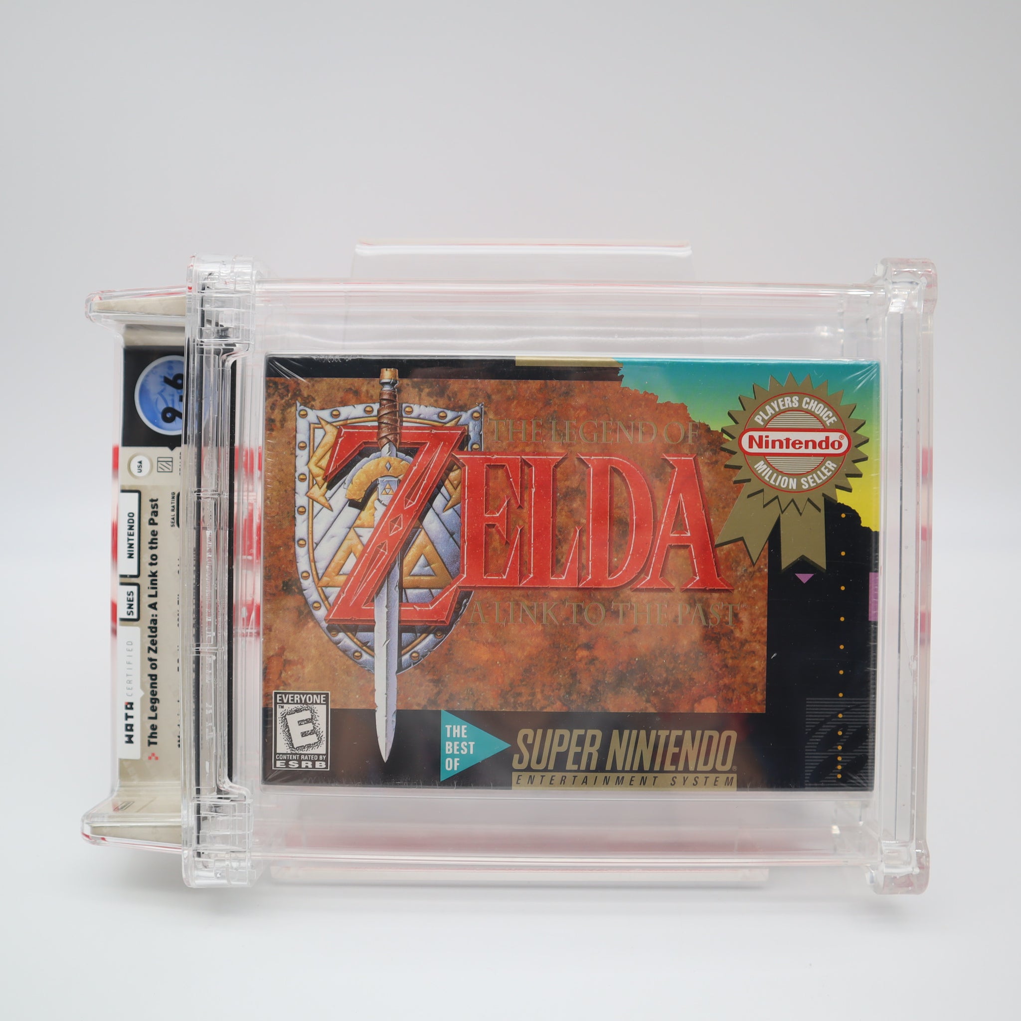 THE LEGEND OF ZELDA: A LINK TO THE PAST - WATA GRADED 9.6 A++! NEW