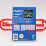 ICE HOCKEY - NEW & Factory Sealed CASE FRESH with Authentic NOA 3-Sided Seam! (NES Nintendo)
