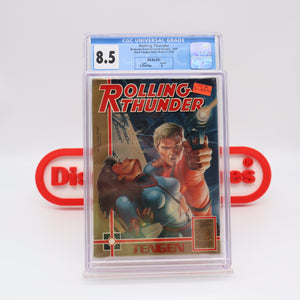 ROLLING THUNDER - CGC GRADED 8.5 A! NEW & Factory Sealed with Authentic V-Overlap Seam! (NES Nintendo)