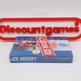 ICE HOCKEY - NEW & Factory Sealed CASE FRESH with Authentic NOA 3-Sided Seam! (NES Nintendo)