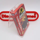 JURASSIC PARK (THE ORIGINAL!) NEW & Factory Sealed with Authentic V-Overlap Seam! (Sega Genesis)