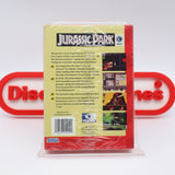 JURASSIC PARK (THE ORIGINAL!) NEW & Factory Sealed with Authentic V-Overlap Seam! (Sega Genesis)