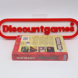 JURASSIC PARK (THE ORIGINAL!) NEW & Factory Sealed with Authentic V-Overlap Seam! (Sega Genesis)