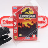 JURASSIC PARK (THE ORIGINAL!) NEW & Factory Sealed with Authentic V-Overlap Seam! (Sega Genesis)